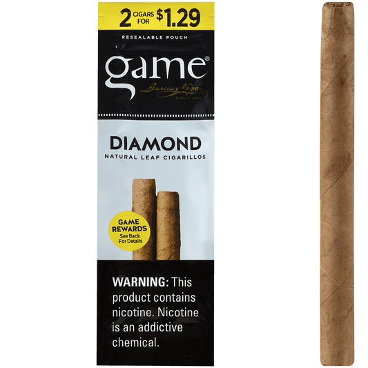 Game Cigarillos Foilfresh 2/$1.29 Diamond 30/2 Ct.
