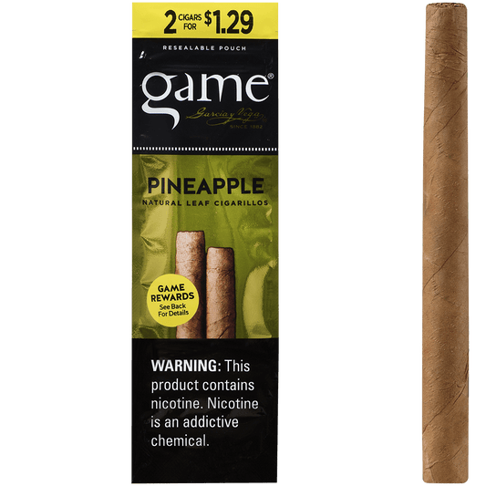 Game Cigarillos Foilfresh 2/$1.29 Pineapple 30/2 Ct.