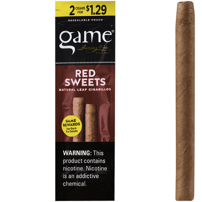 Game Cigarillos Foilfresh 2/$1.29 Red 30/2 Ct.