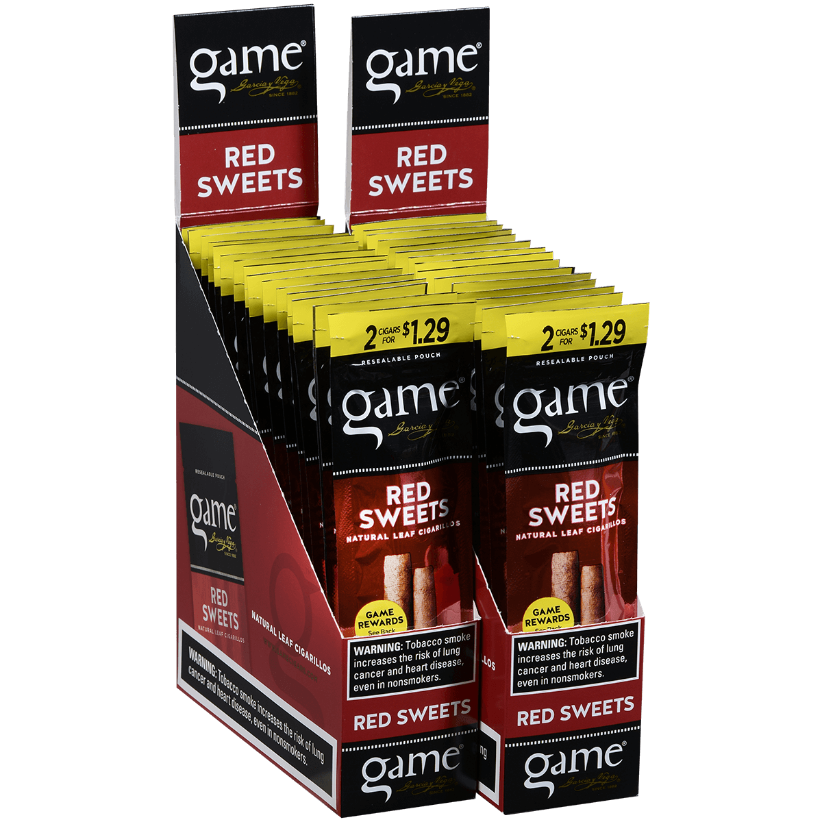 Game Cigarillos Foilfresh 2/$1.29 Red 30/2 Ct.
