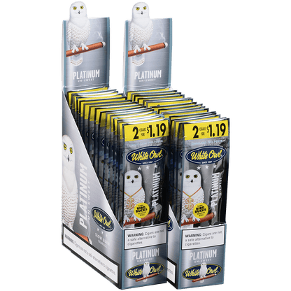 White Owl Cigarillos Foilfresh 2/$1.19 Platinum 30/2 Ct.