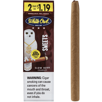 White Owl Cigarillos Foilfresh 2/$1.19 Sweets 30/2 Ct.