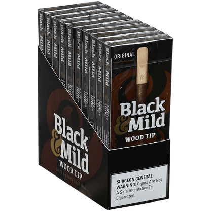 Middletons Black & Mild Wood Tip 10/5 Packs 5.00X30