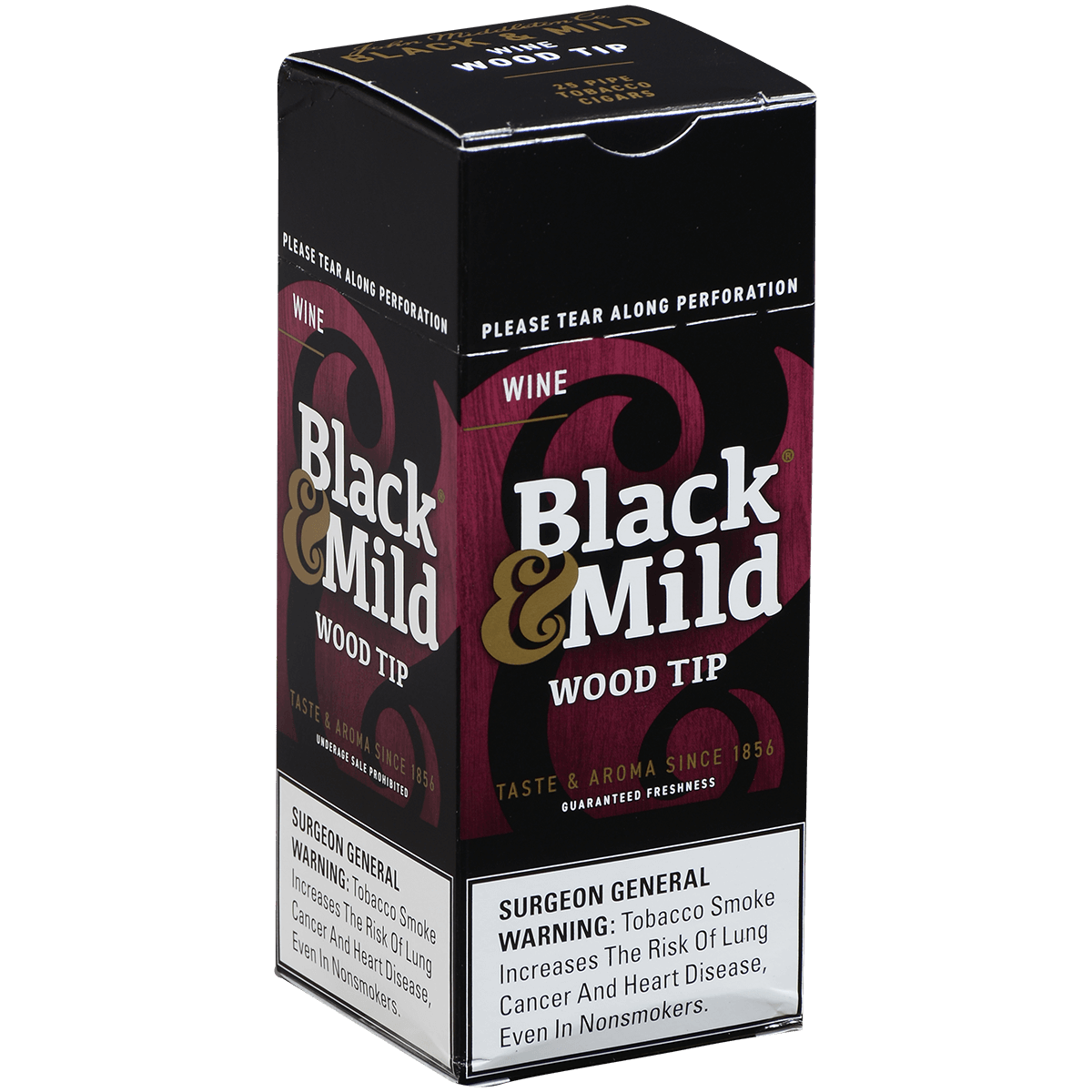 Middletons Black & Mild Wine Wood Tip 5.00X30