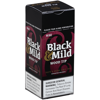 Middletons Black & Mild Wine Wood Tip 5.00X30