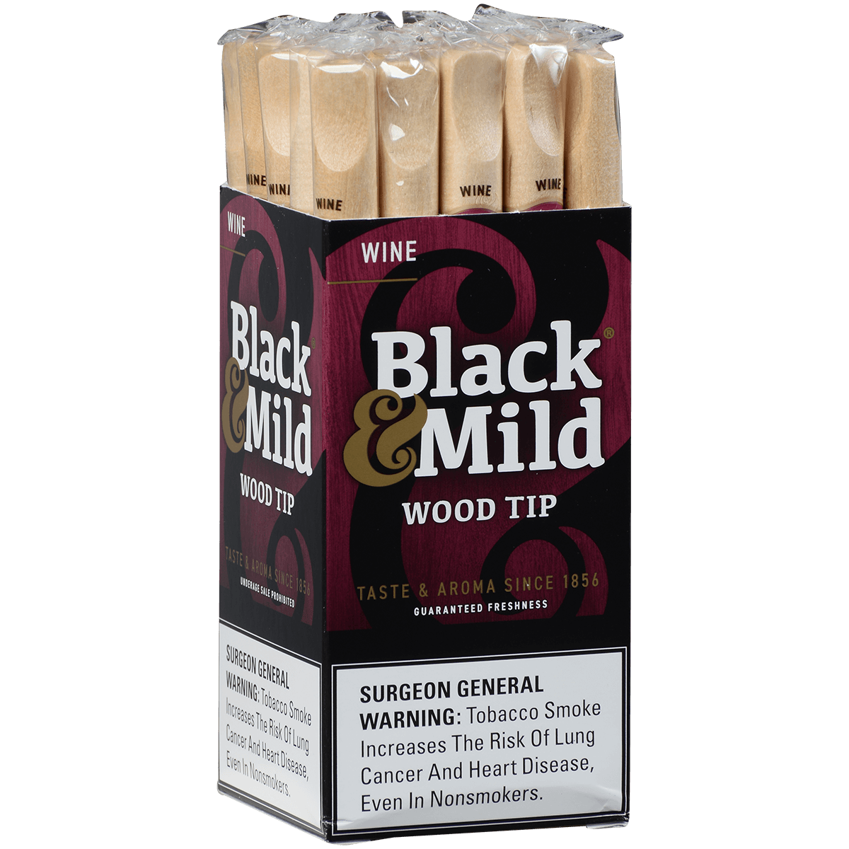 Middletons Black & Mild Wine Wood Tip 5.00X30