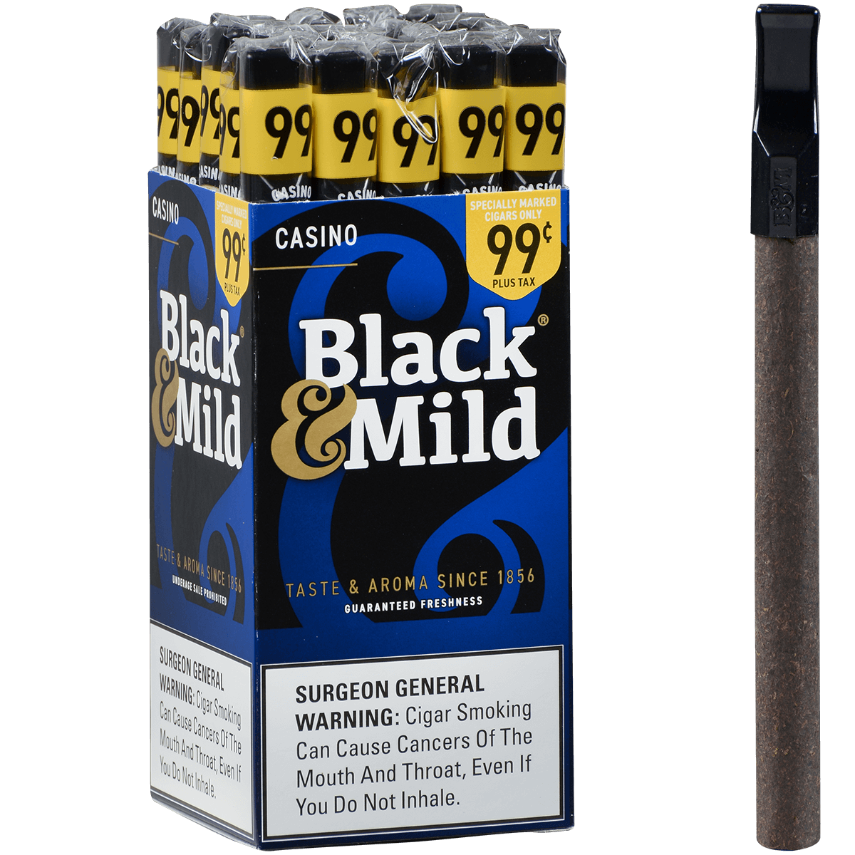Middletonss Black & Mild Casino Pre Priced $0.99 25 Ct. Box 5.00X30