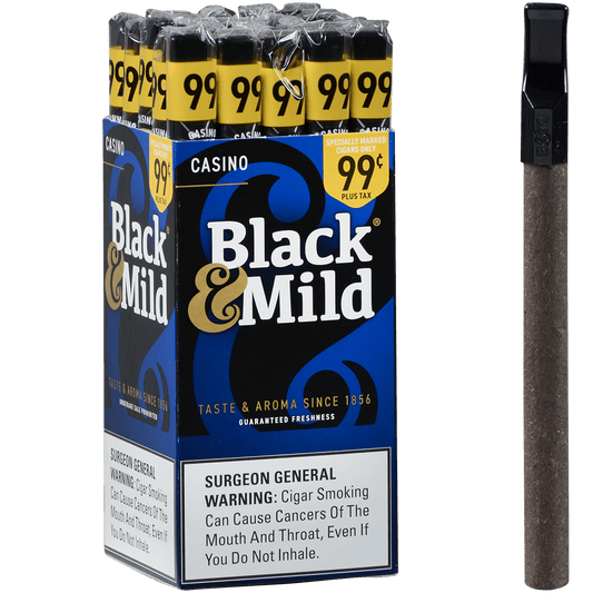 Middletonss Black & Mild Casino Pre Priced $0.99 25 Ct. Box 5.00X30