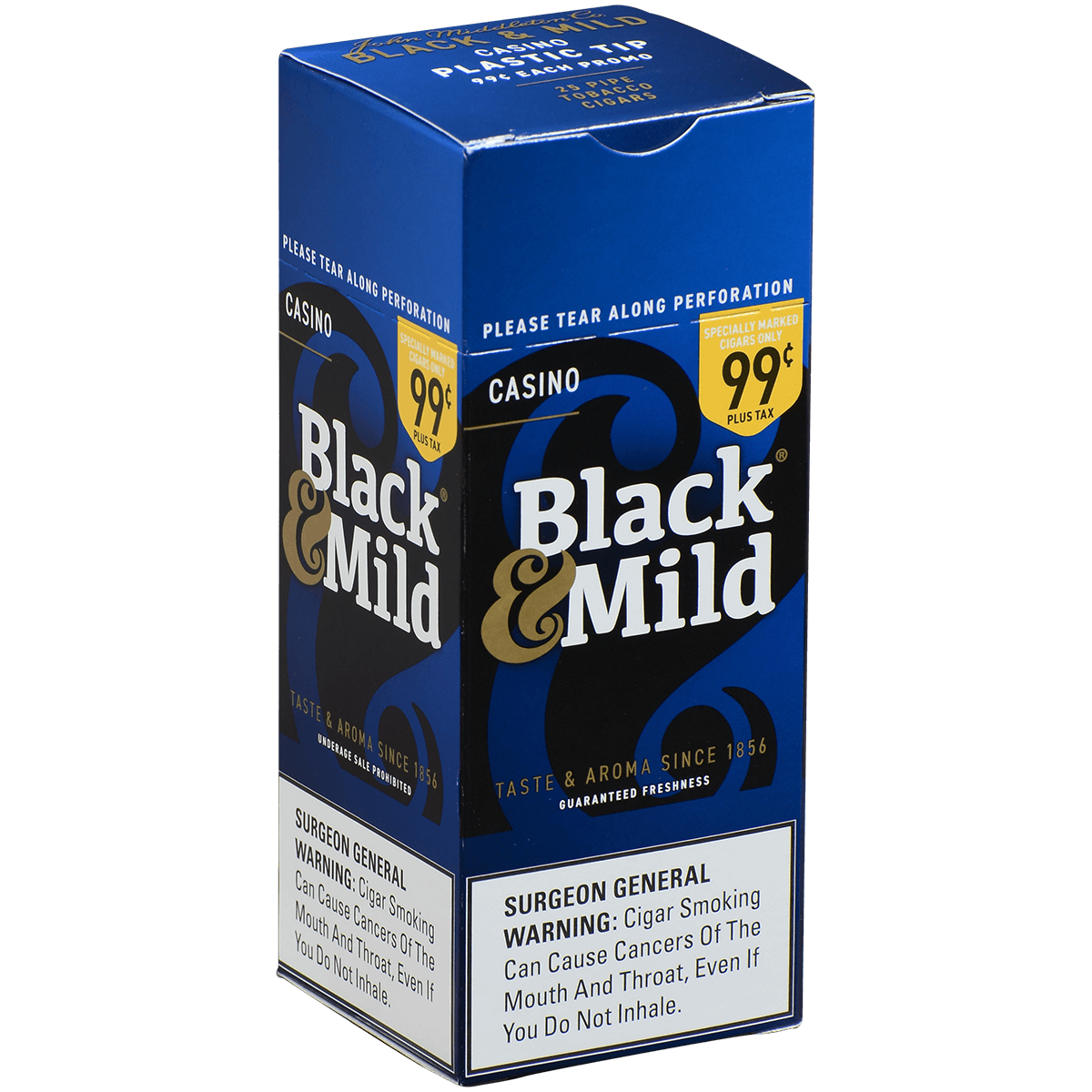 Middletonss Black & Mild Casino Pre Priced $0.99 25 Ct. Box 5.00X30
