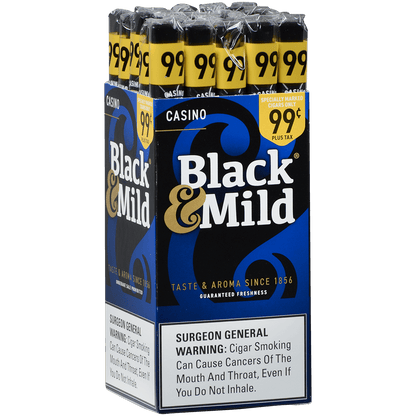 Middletonss Black & Mild Casino Pre Priced $0.99 25 Ct. Box 5.00X30