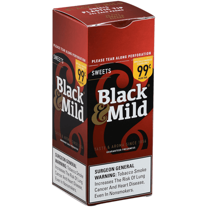 Middletonss Black & Mild Sweets Pre Priced $0.99 25 Ct. Box 5.00X30