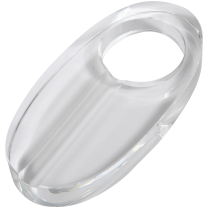 Ashtray Oval Crystal 9"X5"X1.5"