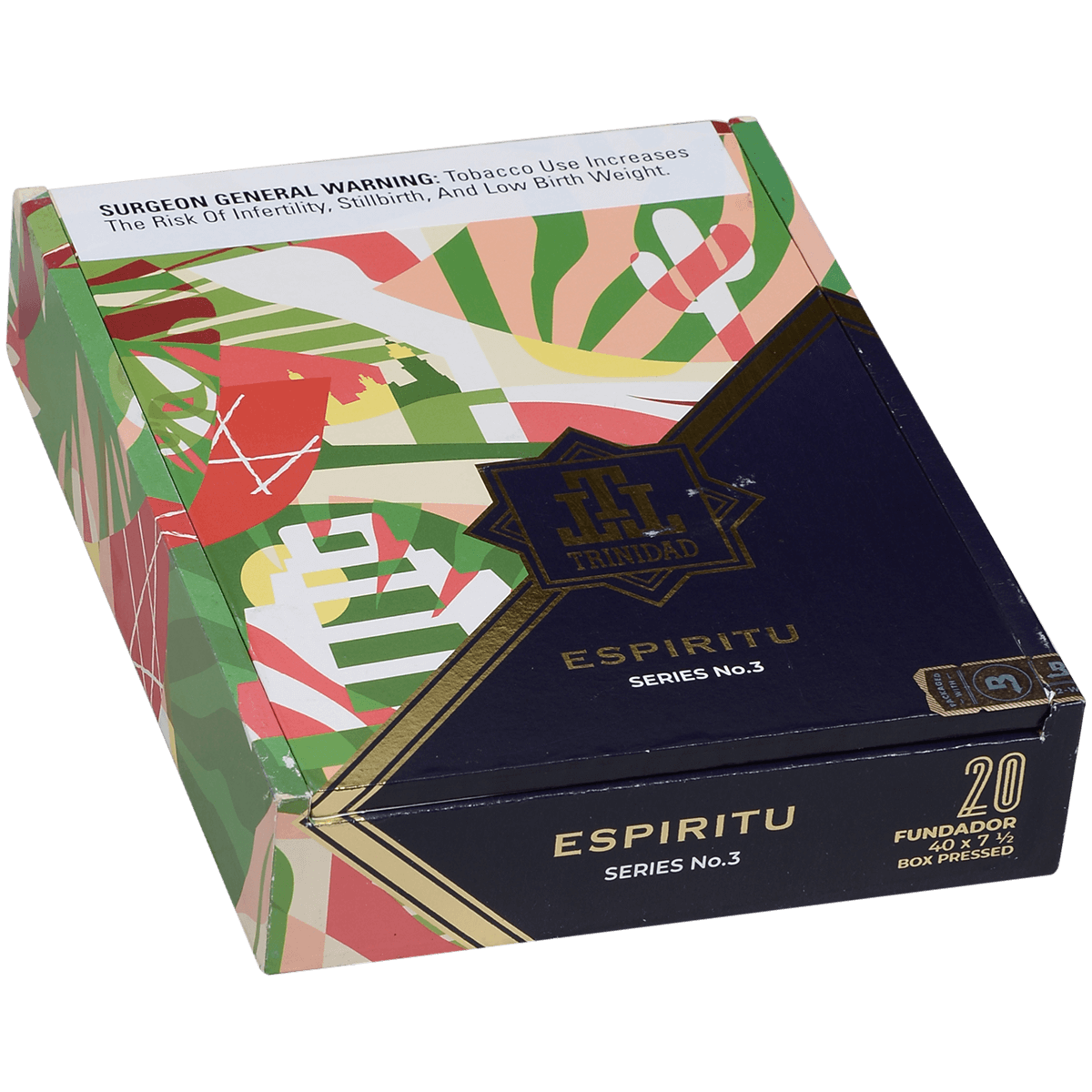 Trinidad Espiritu No. 3 Fundador 20 Ct. Box 7.50X41