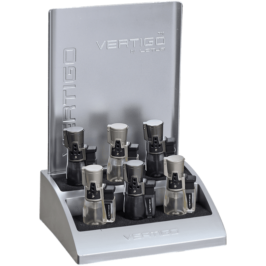 Lighter Vertigo Cyclone Ii Triple Flame Torch 18Ct Counter Top Display
