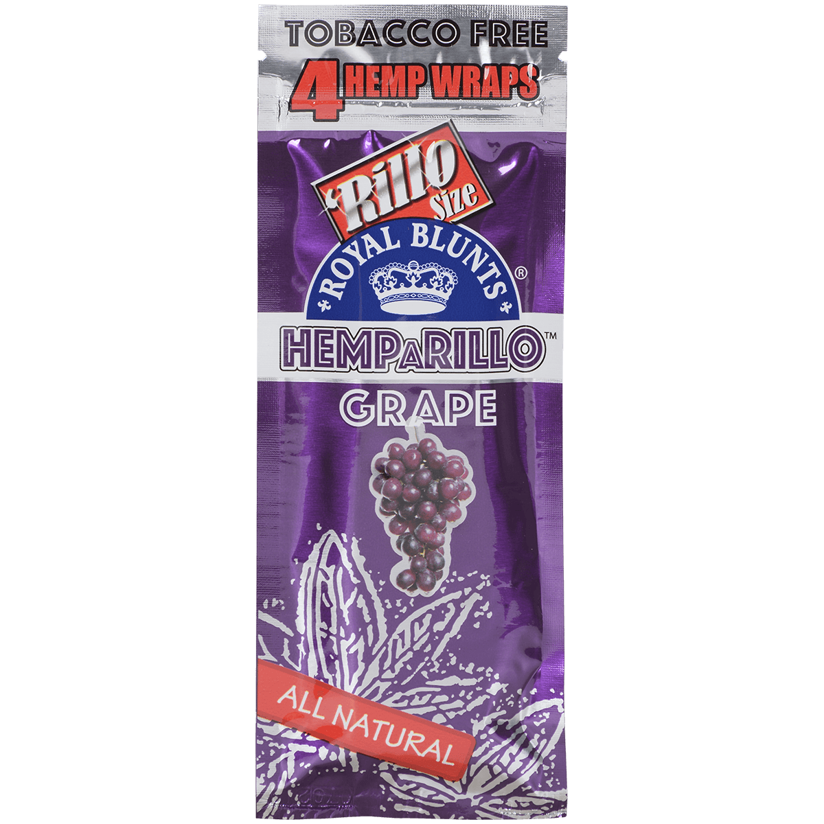 Royal Blunts Hemparillo Wraps Grape 15/4 Pack