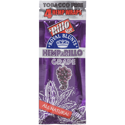 Royal Blunts Hemparillo Wraps Grape 15/4 Pack