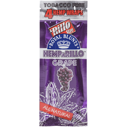 Royal Blunts Hemparillo Wraps Grape 15/4 Pack