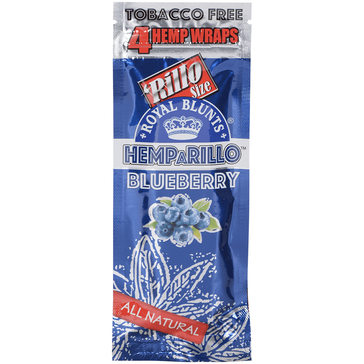 Royal Blunts Hemparillo Wraps Blueberry 15/4 Pack