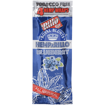 Royal Blunts Hemparillo Wraps Blueberry 15/4 Pack