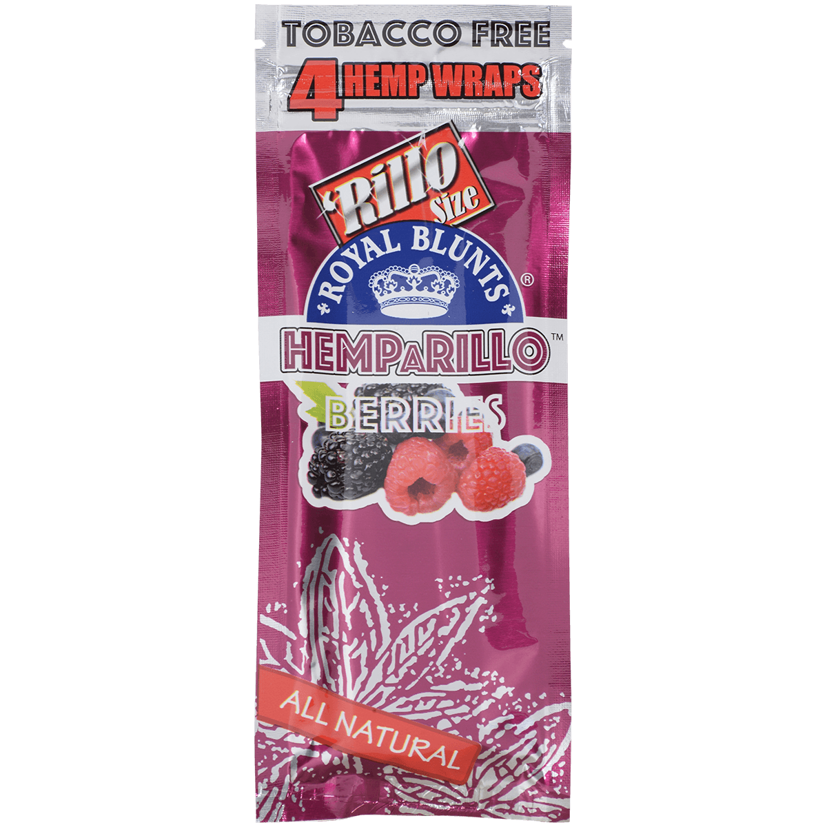 Royal Blunts Hemparillo Wraps Berries 15/4 Pack