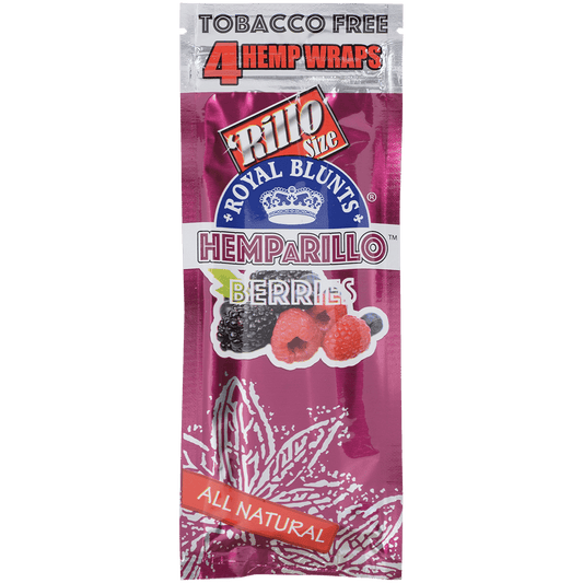 Royal Blunts Hemparillo Wraps Berries 15/4 Pack