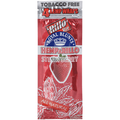 Royal Blunts Hemparillo Wraps Strawberry 15/4 Pack