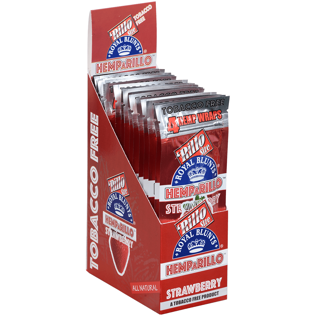 Royal Blunts Hemparillo Wraps Strawberry 15/4 Pack