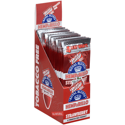 Royal Blunts Hemparillo Wraps Strawberry 15/4 Pack