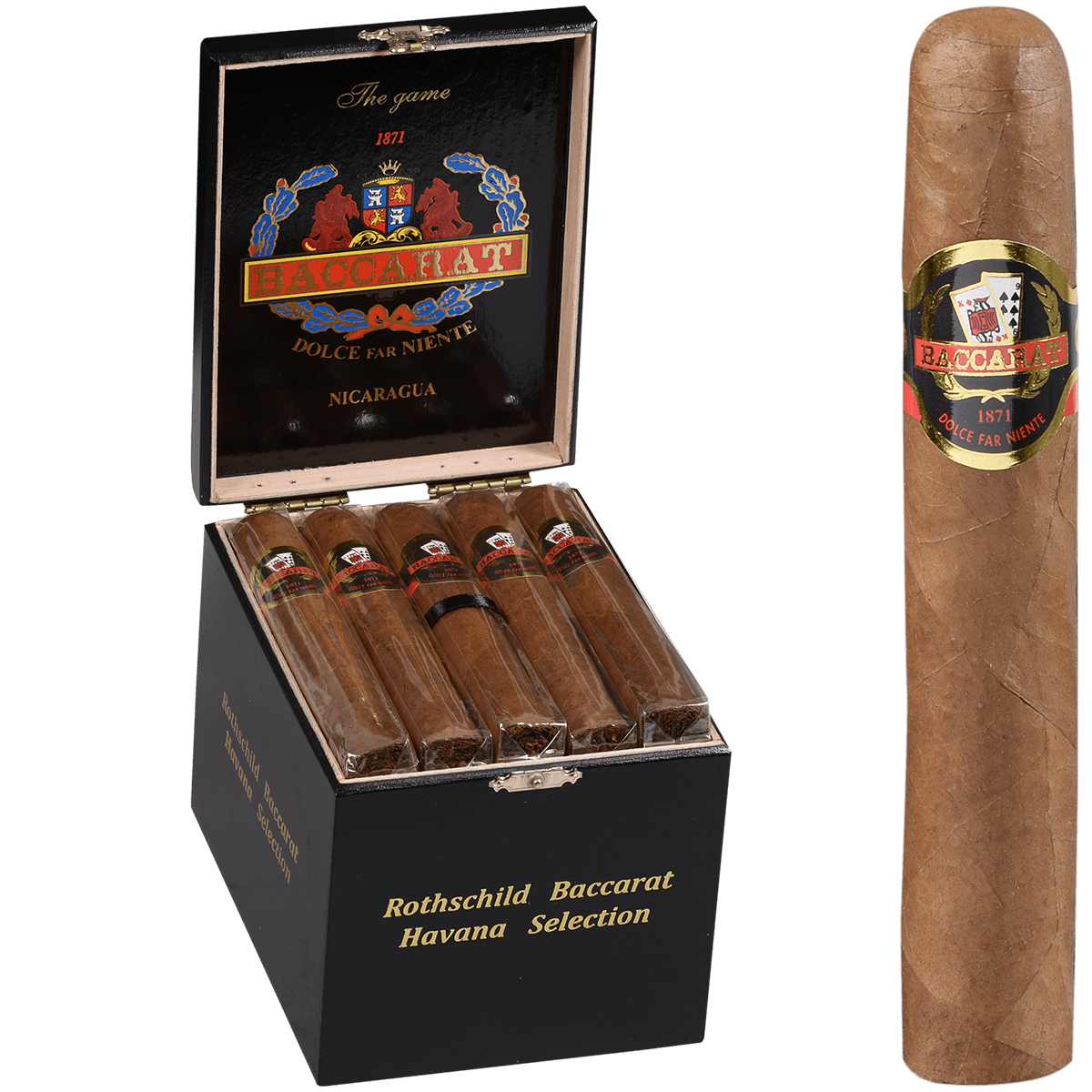 Baccarat Nicaragua Rothschild 5.00 X 50 25 Ct.