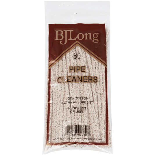 Pipe Cleaners Bj Long 6.5" Bristle 80 Ct Bag.