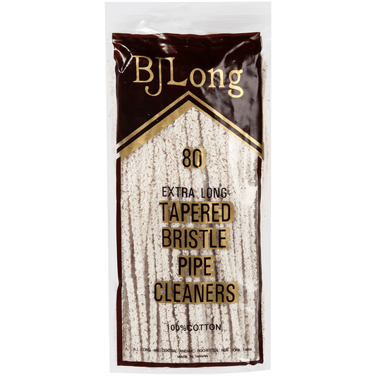 Pipe Cleaners Bj Long 6.5" Tapered Bristle 80 Ct Bag.