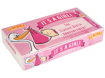 Bubble Gum Cigars "ItS A Girl" 36 Ct. Box
