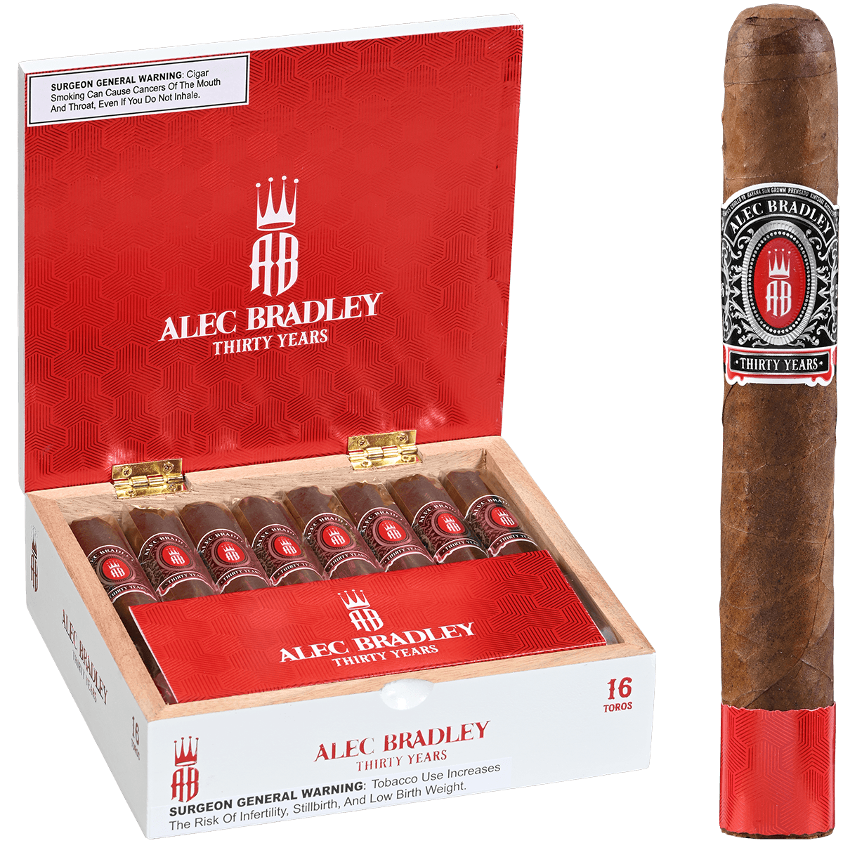 ALEC BRADLEY 30 YEARS TORO 6x54 16 CT.