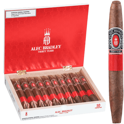 ALEC BRADLEY 30 YEARS PERFECTO 10 CT. BOX 6.75X54