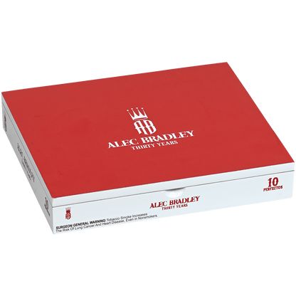 ALEC BRADLEY 30 YEARS PERFECTO 10 CT. BOX 6.75X54