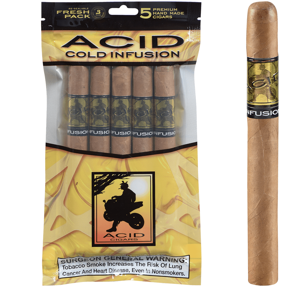 Acid Cold Infusion Five- Fresh Packs 5/5 Ct. Box 7.00X44