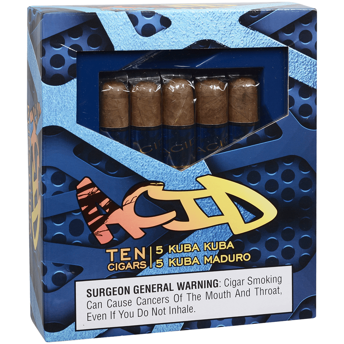 Acid Kuba Kuba Assorted Cigars In Ashtray 10Ct With Ashtray