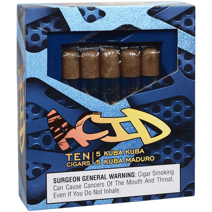 Acid Kuba Kuba Assorted Cigars In Ashtray 10Ct With Ashtray