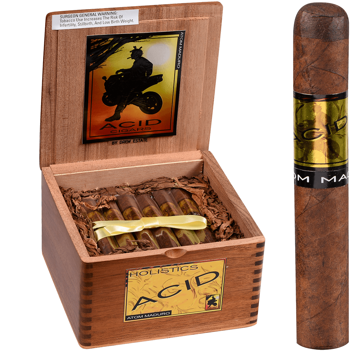 Acid Atom Maduro 24 Ct. Box 5.00X50