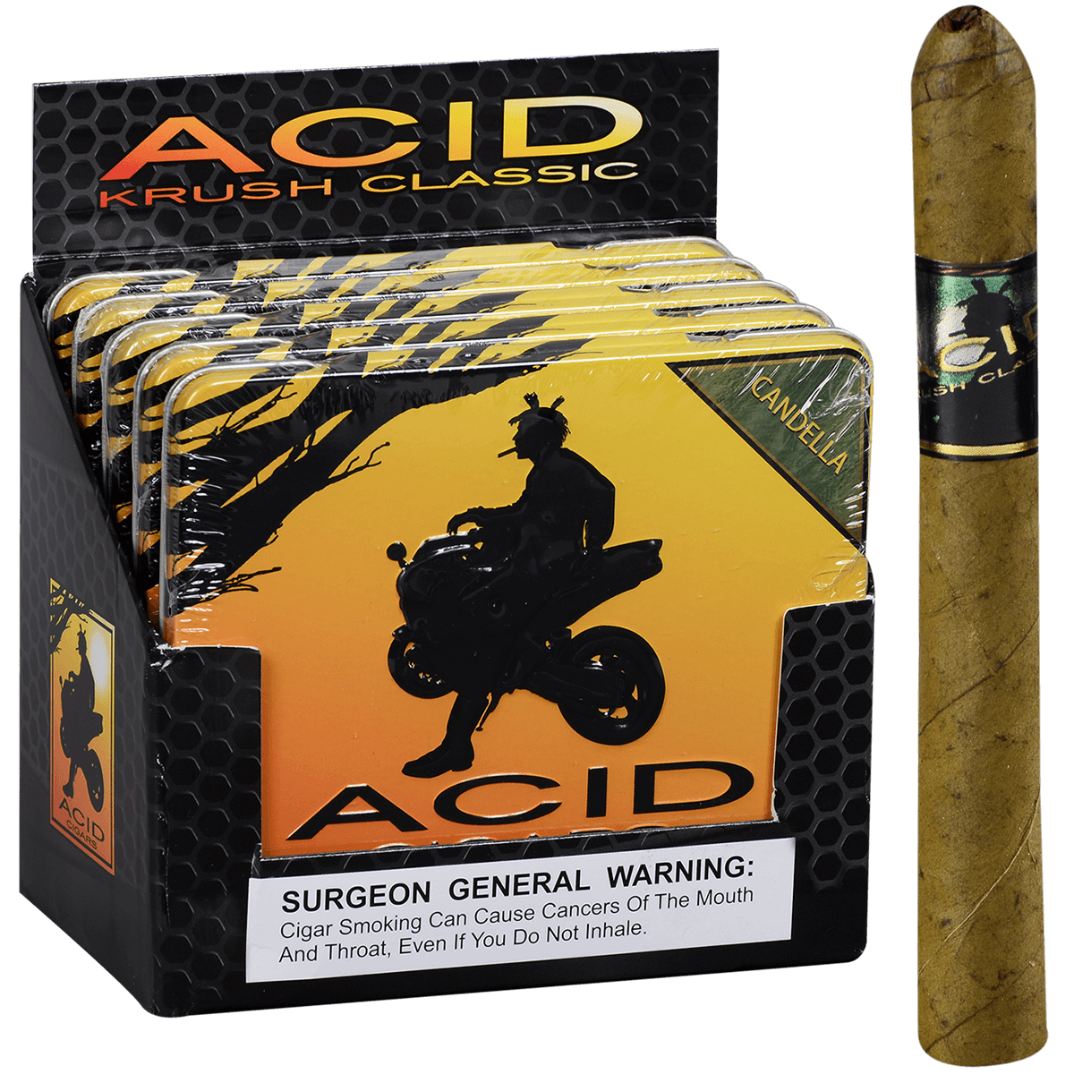 Acid Krush Green Candela 5/10 Tins 4.00X32