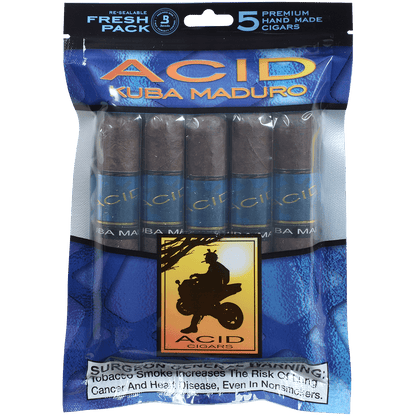 Acid Kuba Maduro Five Fresh Packs 5/5 Ct. Box 5.00X54