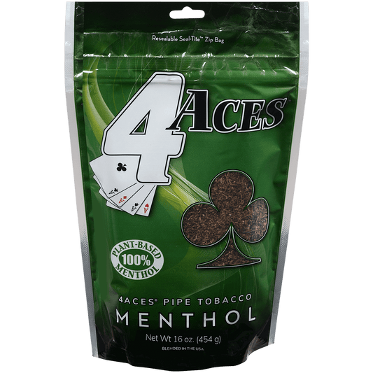 Pipe Tobacco 4 Aces Mint 16 Oz. Bag