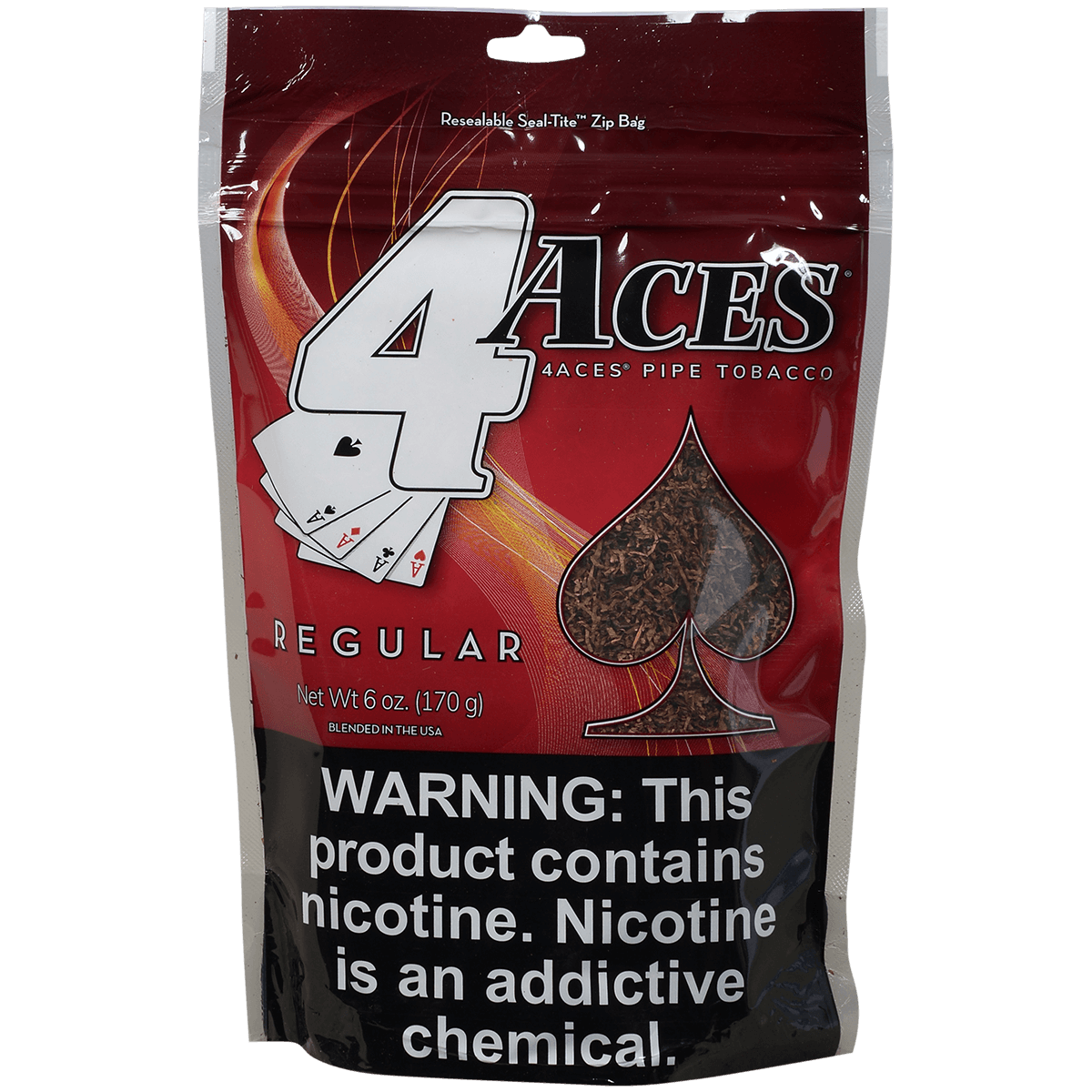 4 Aces Pipe Tobacco Regular 6 Oz. Bag
