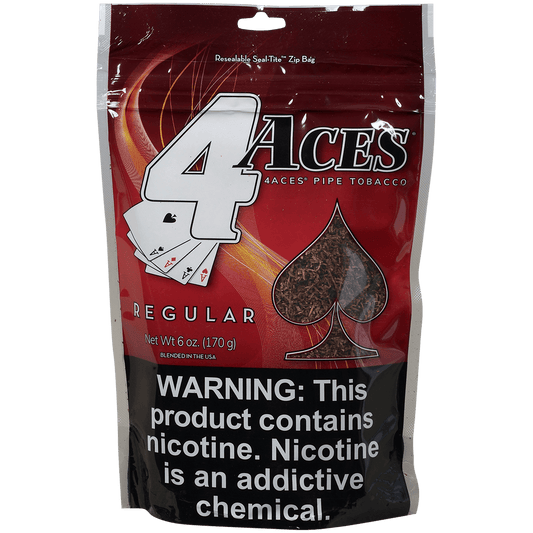 4 Aces Pipe Tobacco Regular 6 Oz. Bag