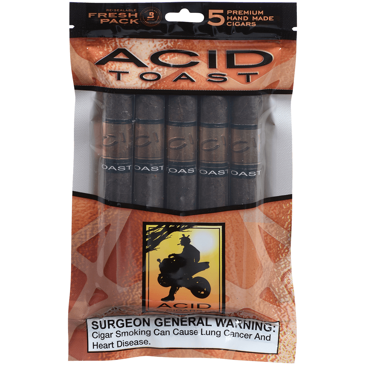 Acid Toast Five Fresh Packs 5/5 Ct. Box 6.00X52