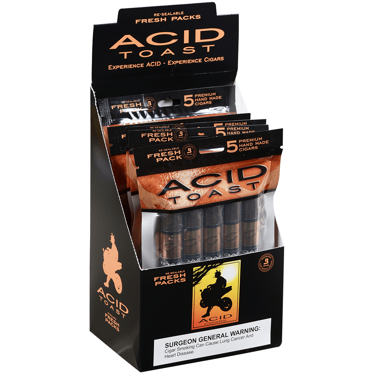Acid Toast Five Fresh Packs 5/5 Ct. Box 6.00X52