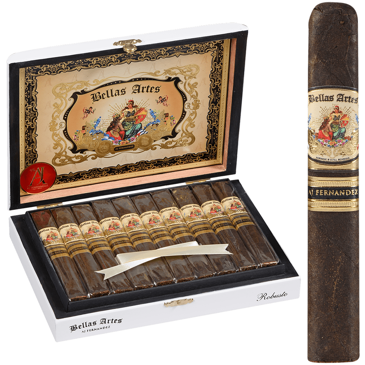 Bellas Artes By Aj Fernandez Brazil Maduro Robusto 20 Ct. Box 5.50X52