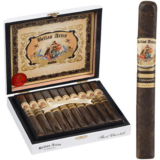 Bellas Artes By Aj Fernandez Brazil Maduro Short Churchill 20 Ct. Box 6.00X48