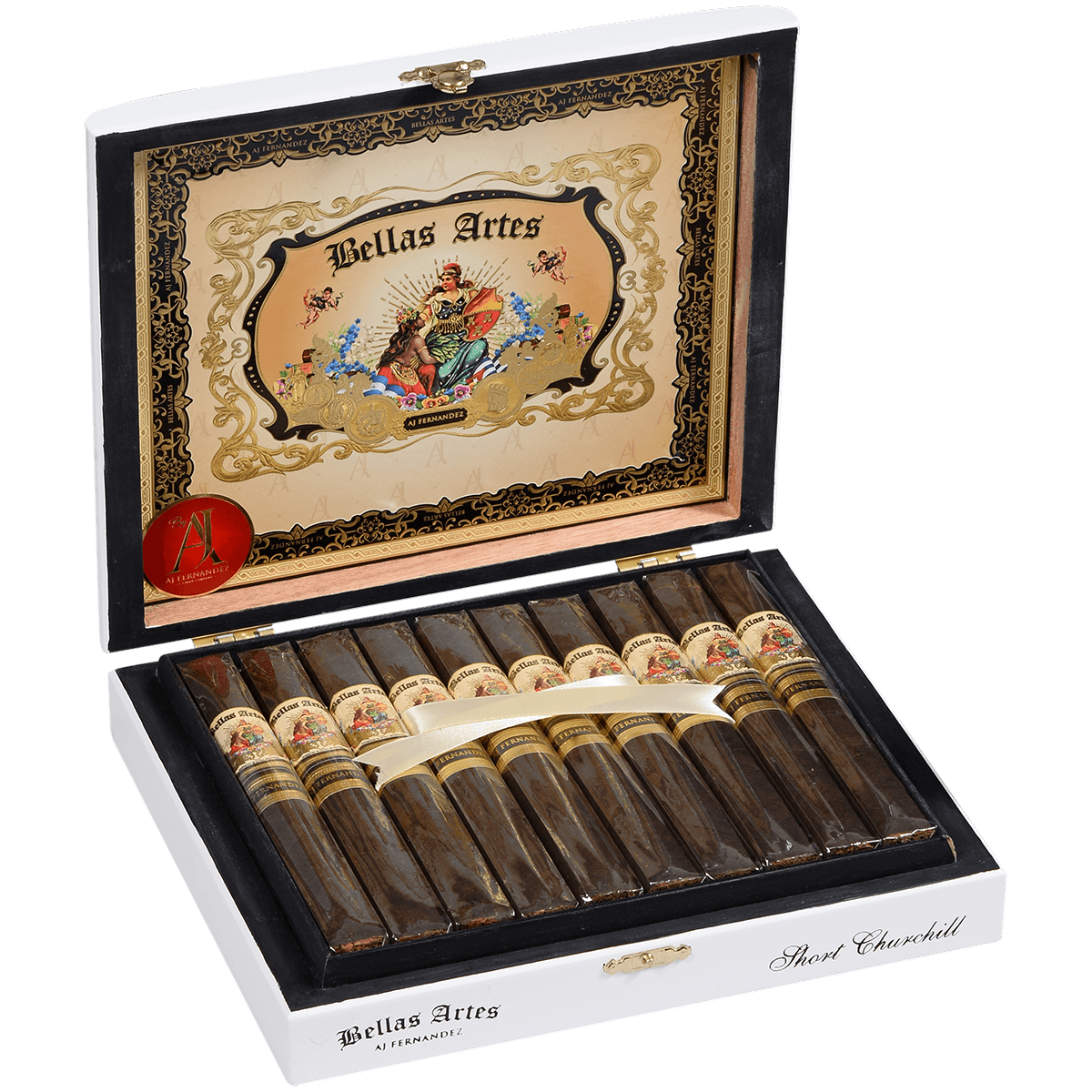 Bellas Artes By Aj Fernandez Brazil Maduro Short Churchill 20 Ct. Box 6.00X48