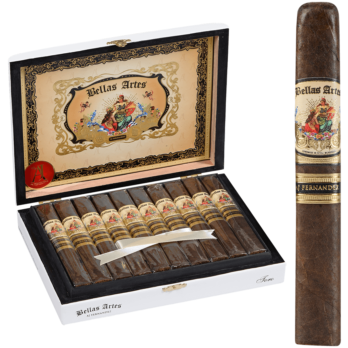 Bellas Artes By Aj Fernandez Brazil Maduro Toro 20 Ct. Box 6.00X54